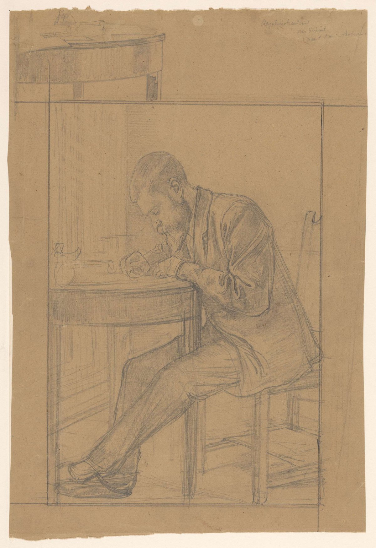 De graveur Raeder, Jan Veth, 1874 - 1925