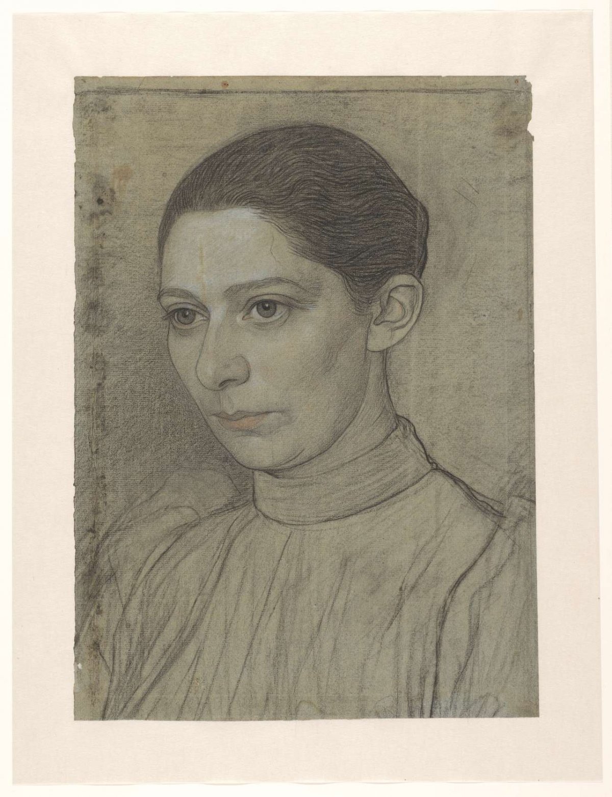 Portrait of Ms. Sara de Swart, Jan Veth, 1874 - 1925