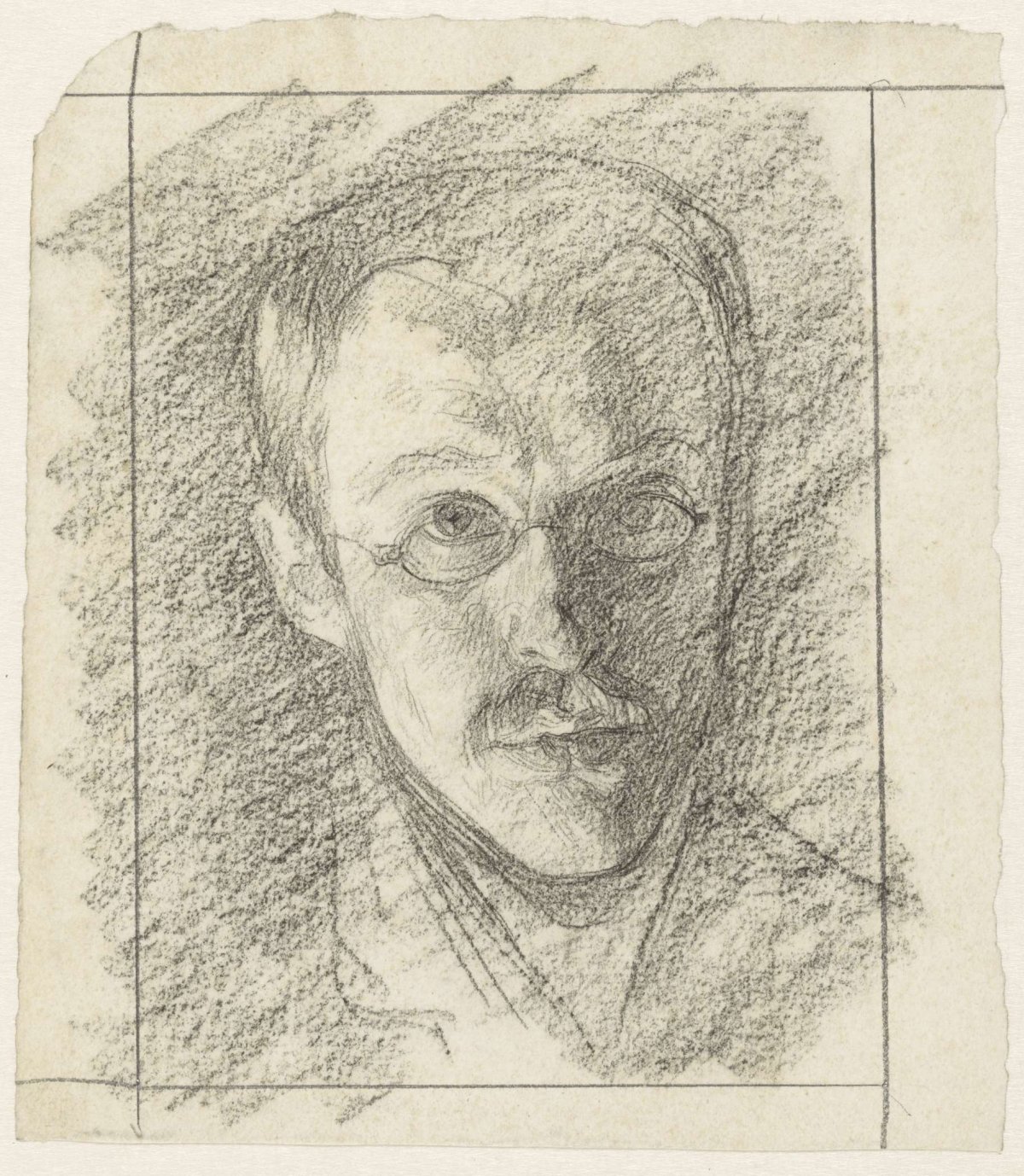 Self-portrait of Jan Veth, Jan Veth, c. 1889