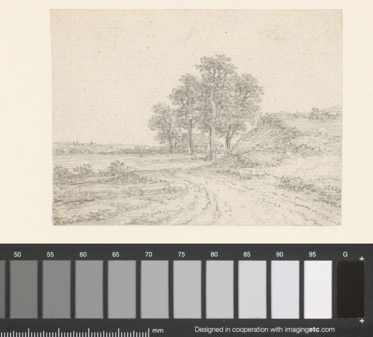Landscape with country road, Georges Michel, 1773 - 1843