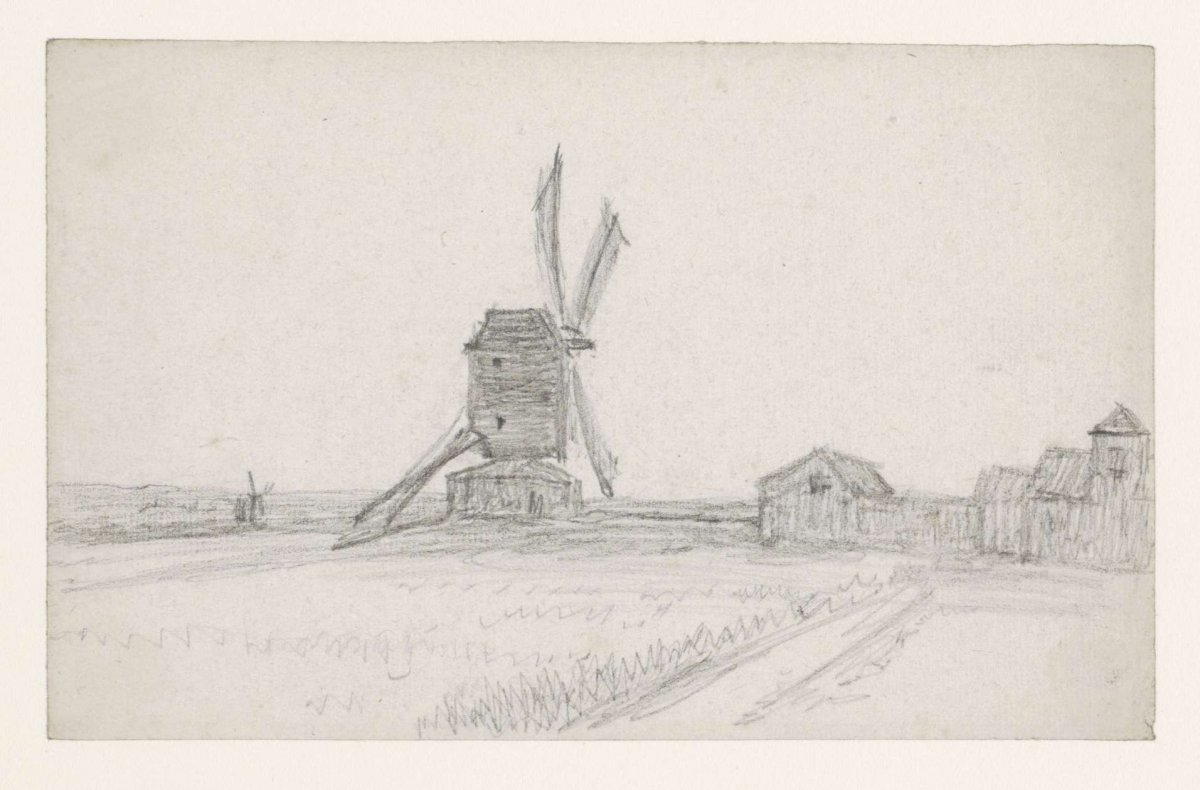 Mill on the Butte, Georges Michel, 1773 - 1843