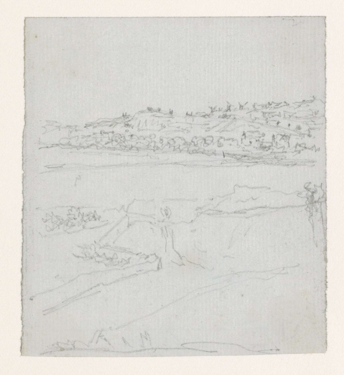 Montmartre from a great distance, Georges Michel, 1773 - 1843