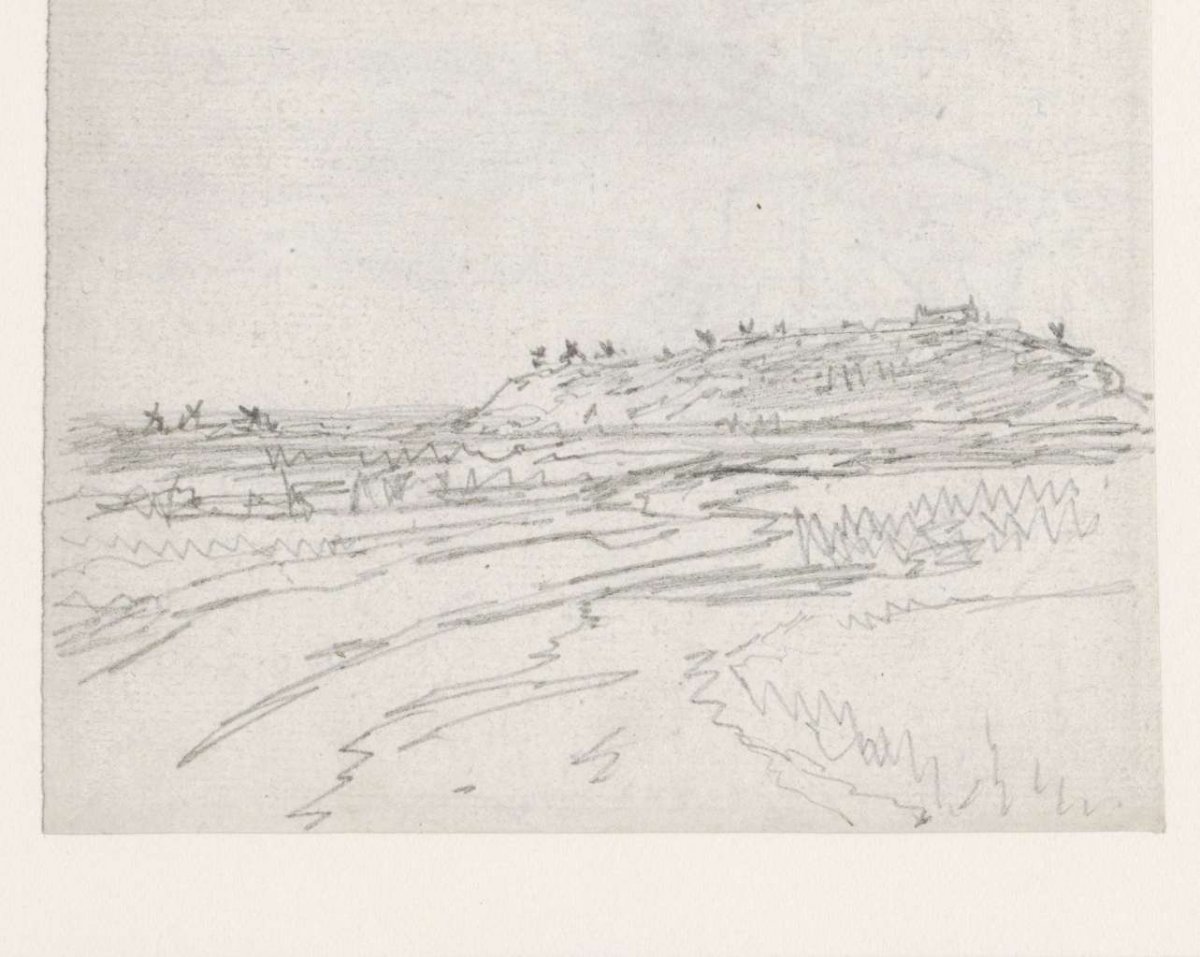 Montmartre from a great distance, Georges Michel, 1773 - 1843