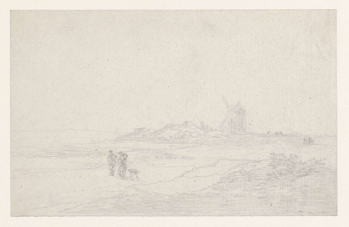 Montmartre; vage schets, Georges Michel, 1773 - 1843