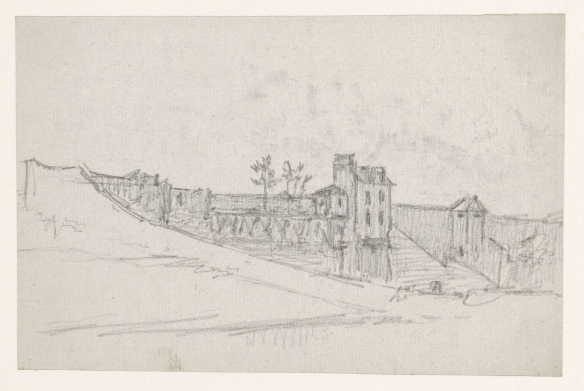 Stairs at Montmartre, Georges Michel, 1773 - 1843