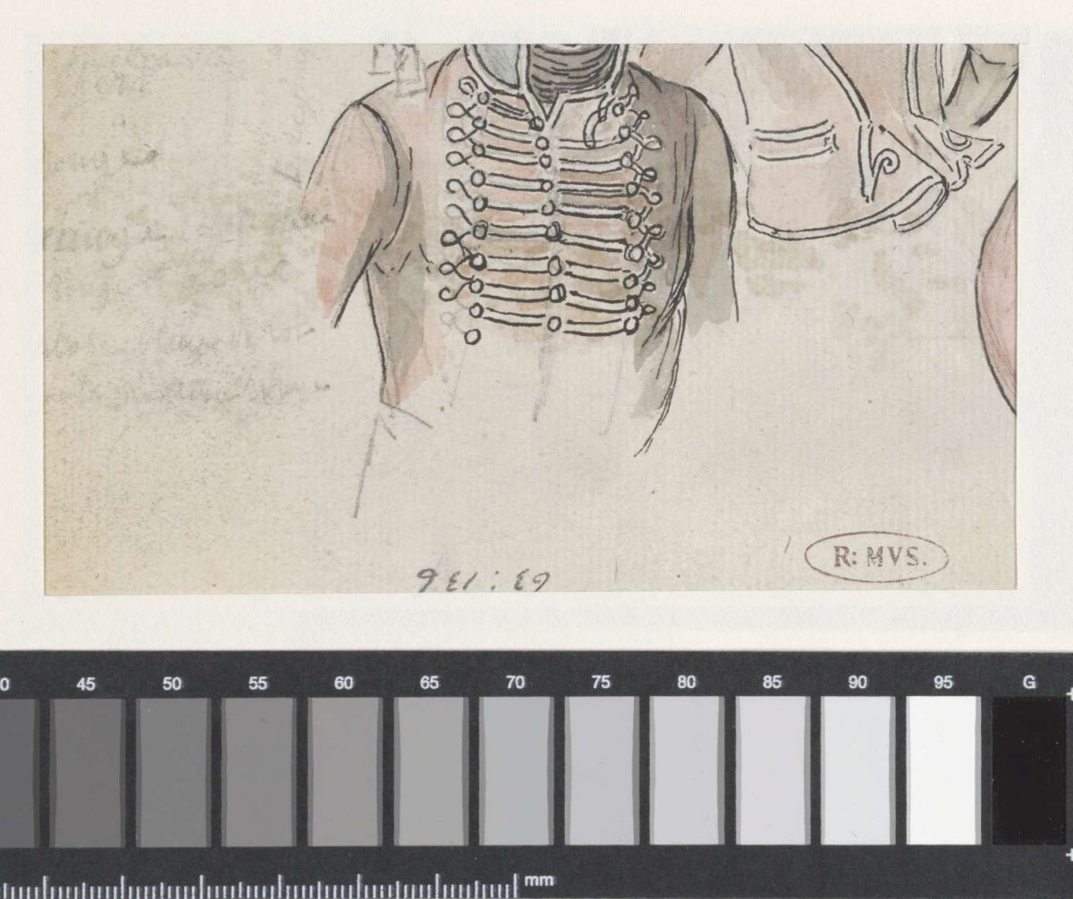 Sketches of hussars (cut off), Georges Michel, 1773 - 1843