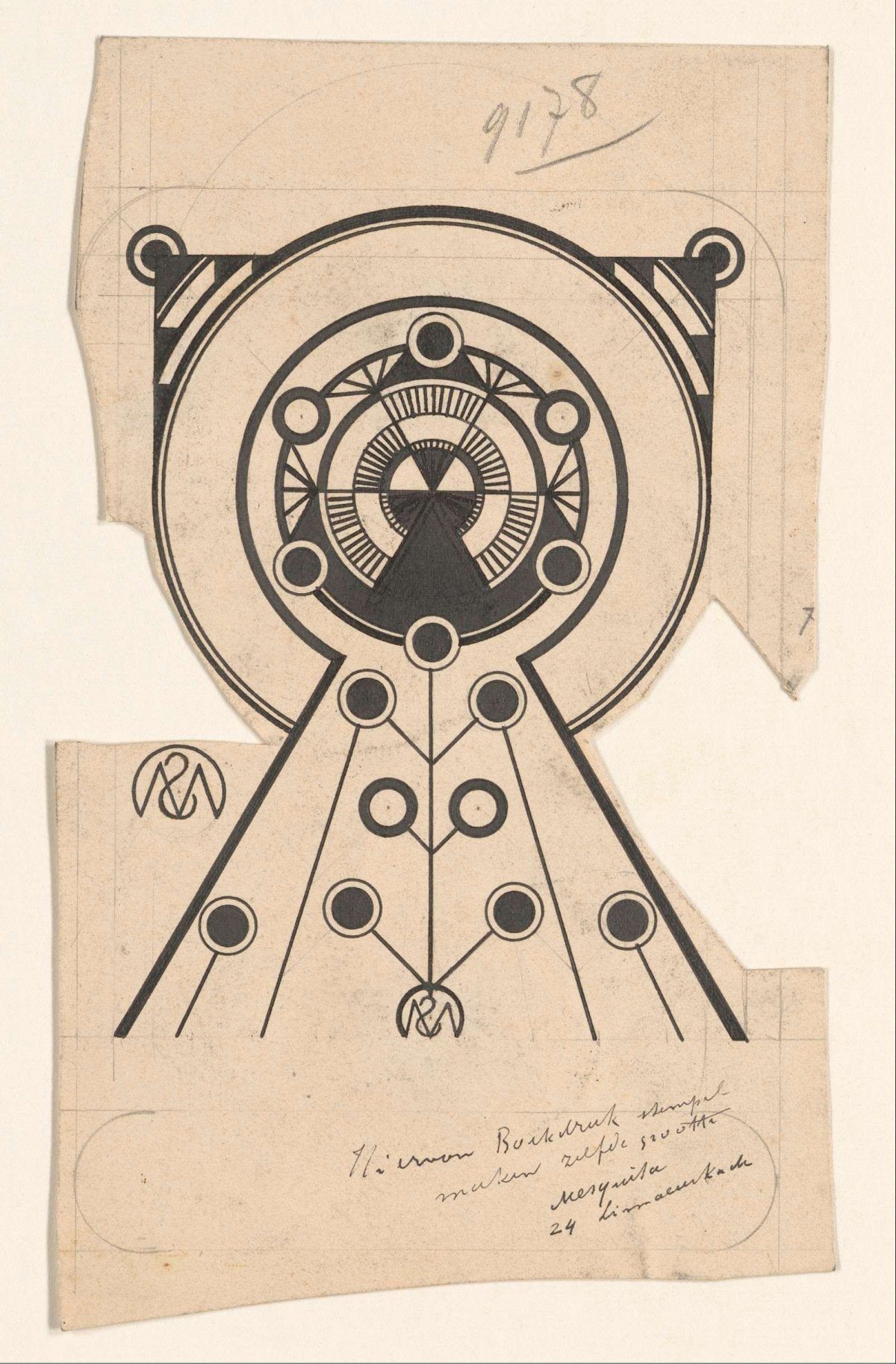 Ornament, Samuel Jessurun de Mesquita, 1878 - 1944