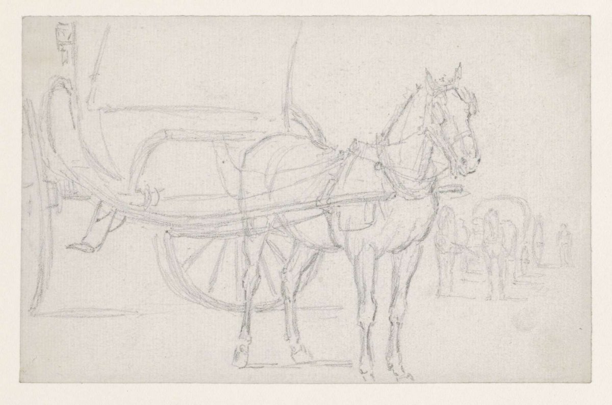 Horse for a kind of shepherding, Georges Michel, 1773 - 1843