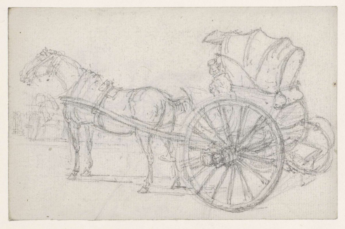Cart with coachman to the left, Georges Michel, 1773 - 1843