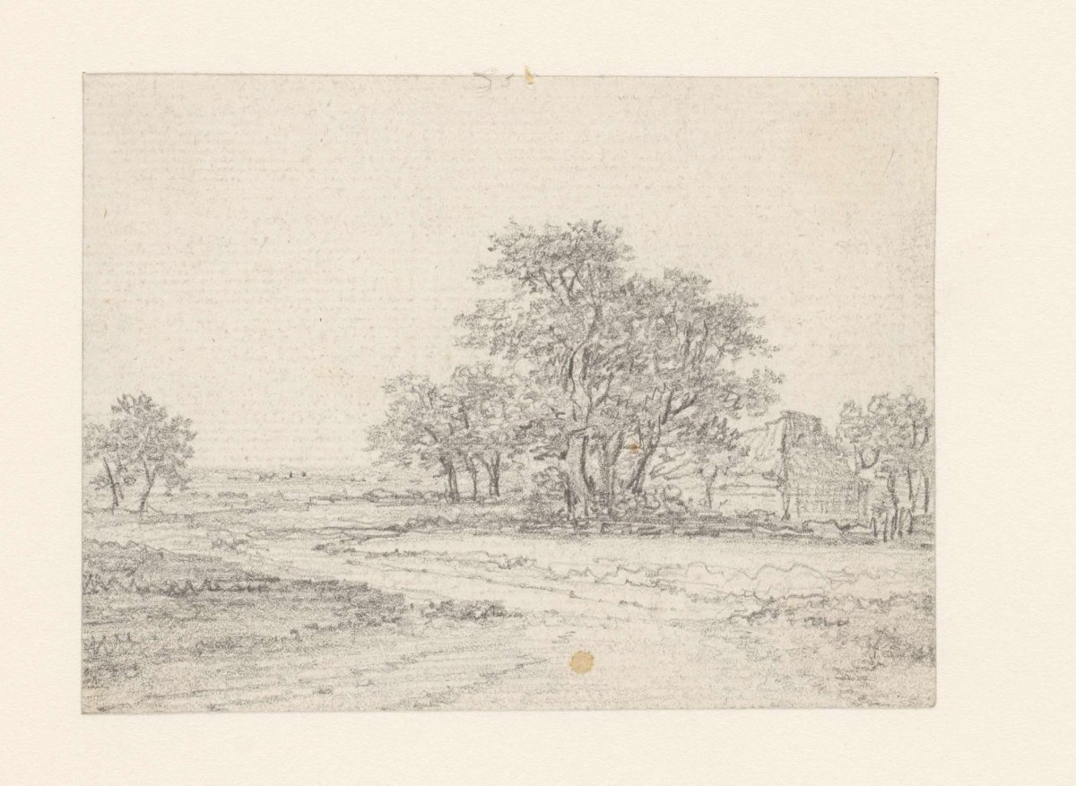 Boerderij in geboomte, Georges Michel, 1773 - 1843