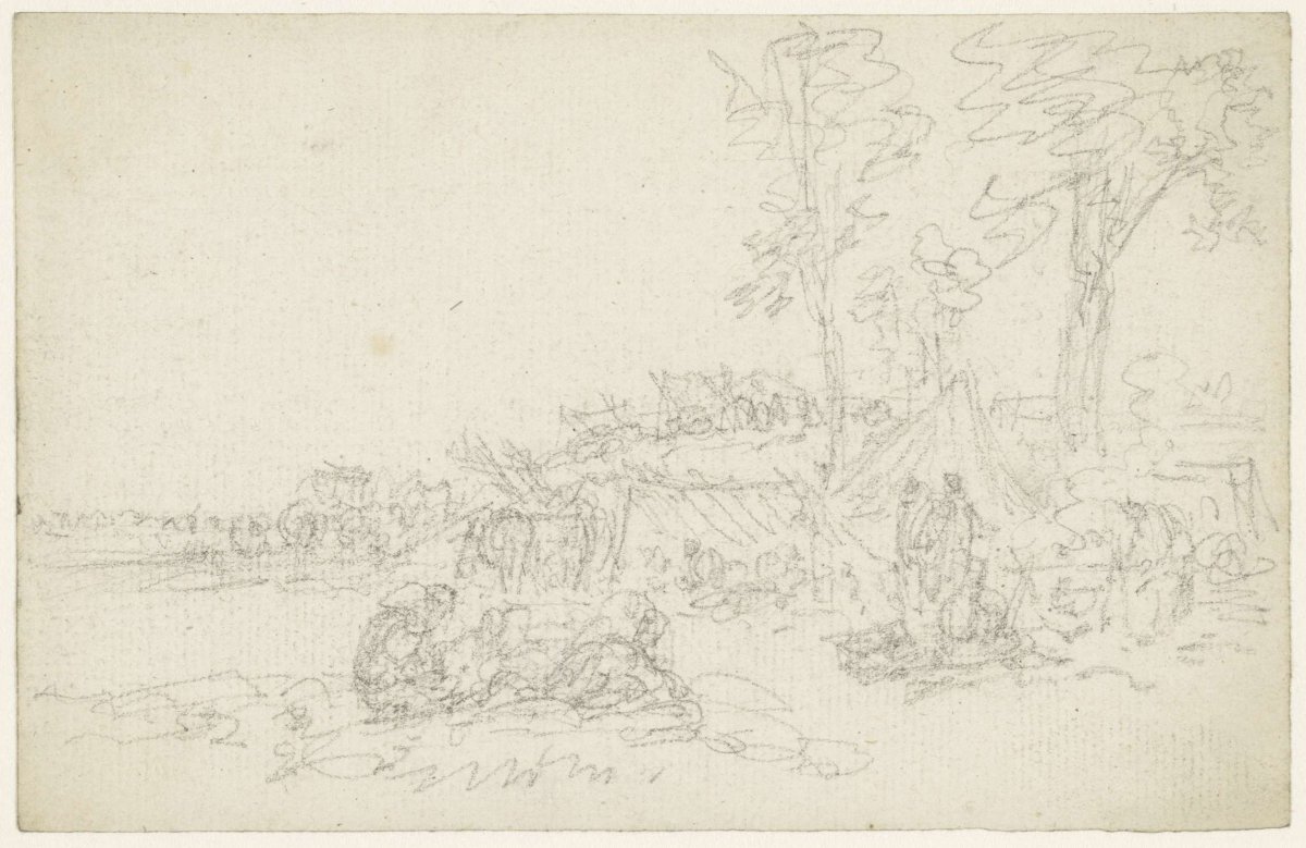 Soldatenbivak, Georges Michel, 1773 - 1843