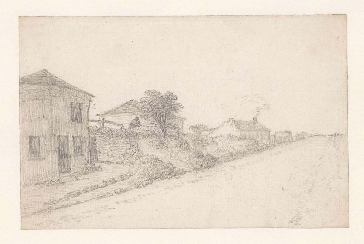 Farm in a fence, Georges Michel, 1773 - 1843