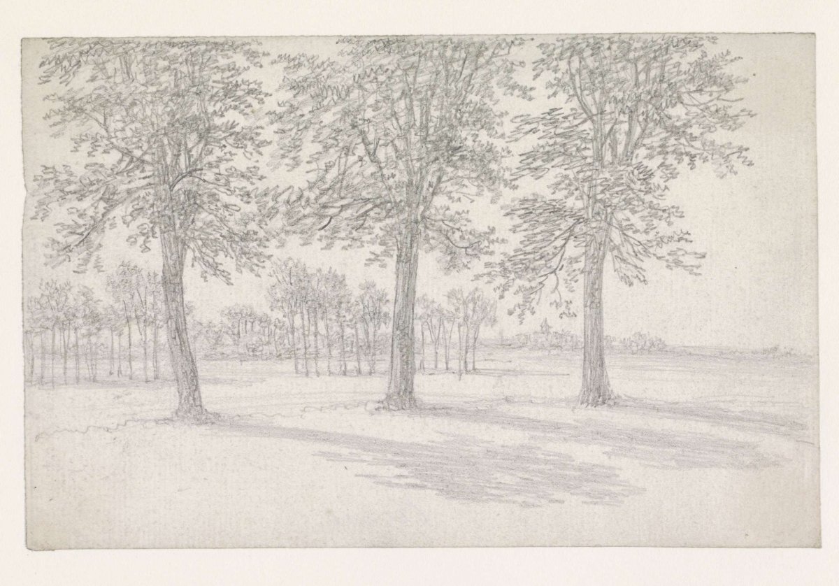 Trees in a meadow, Georges Michel, 1773 - 1843