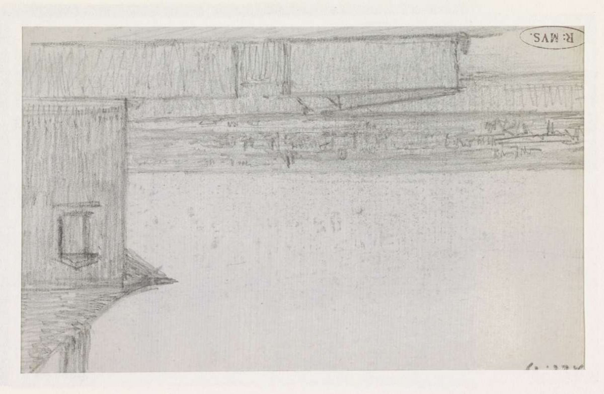 View of the city at a high house, Georges Michel, 1773 - 1843