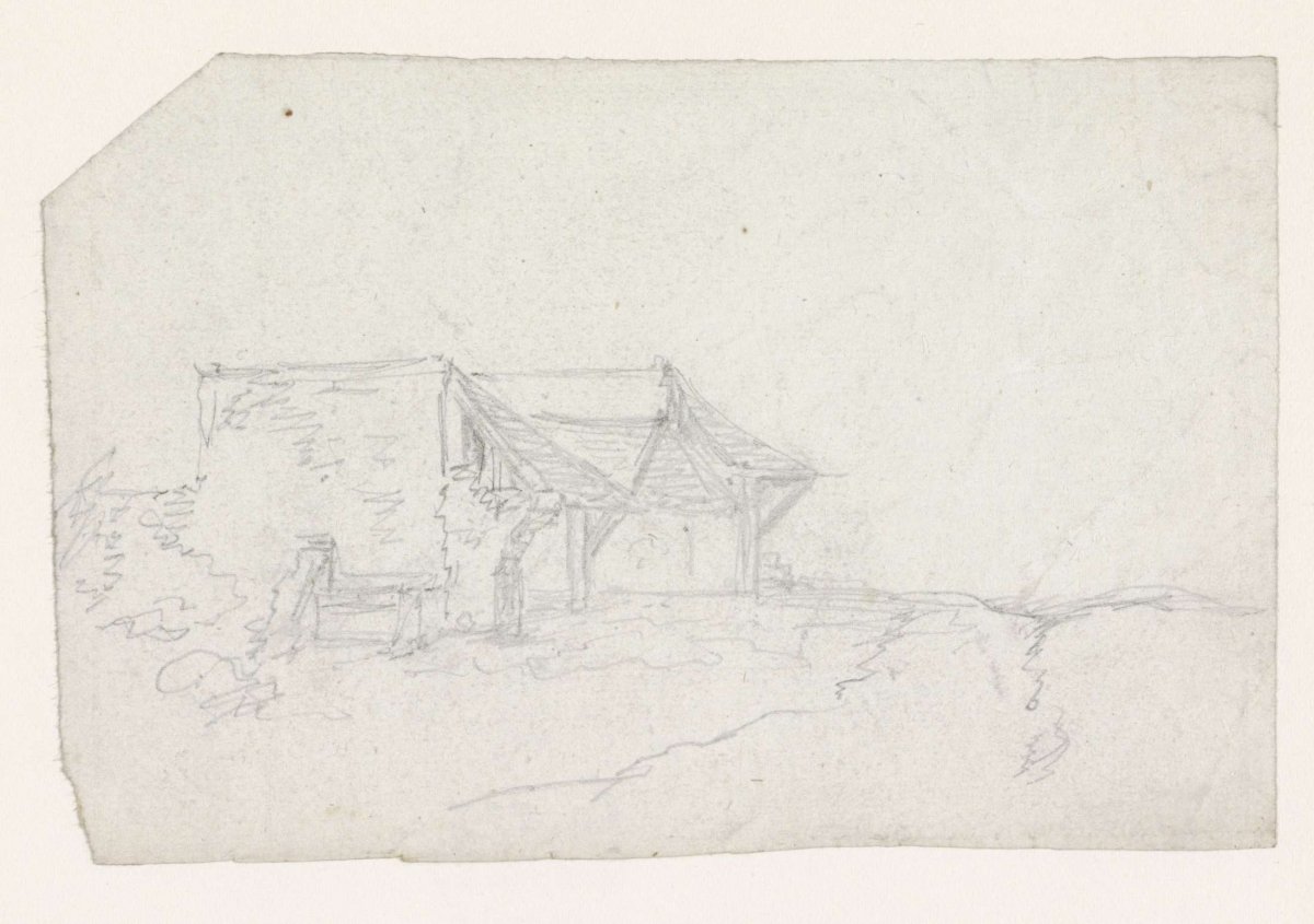 Ruin of a farmhouse, Georges Michel, 1773 - 1843