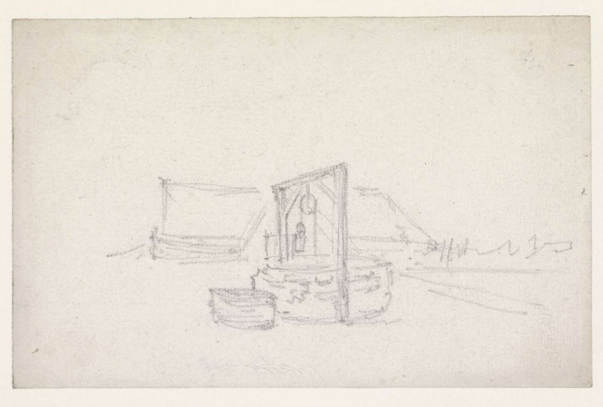 Sketch of a well, Georges Michel, 1773 - 1843