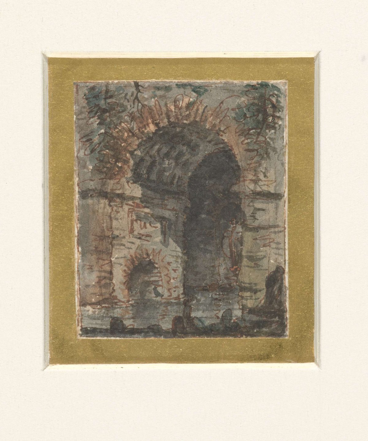 Fragment of an ancient structure, Victor Jean Nicolle, 1787 - 1811