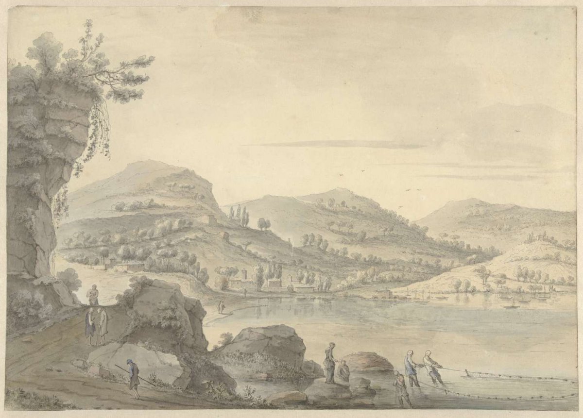 Chinees fantasielandschap, Theodoor Wilkens, 1779