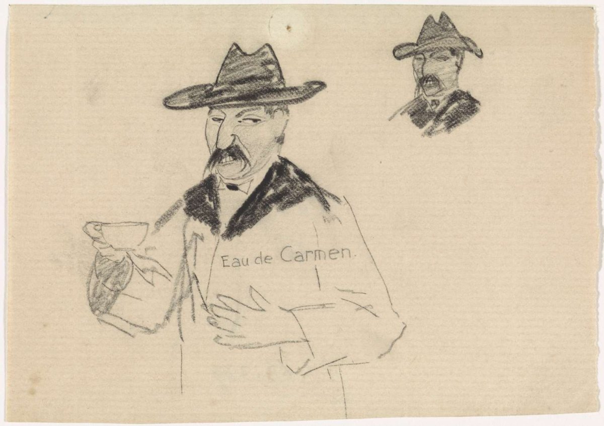 Man with a teacup, Gerrit Willem Dijsselhof, 1876 - 1924