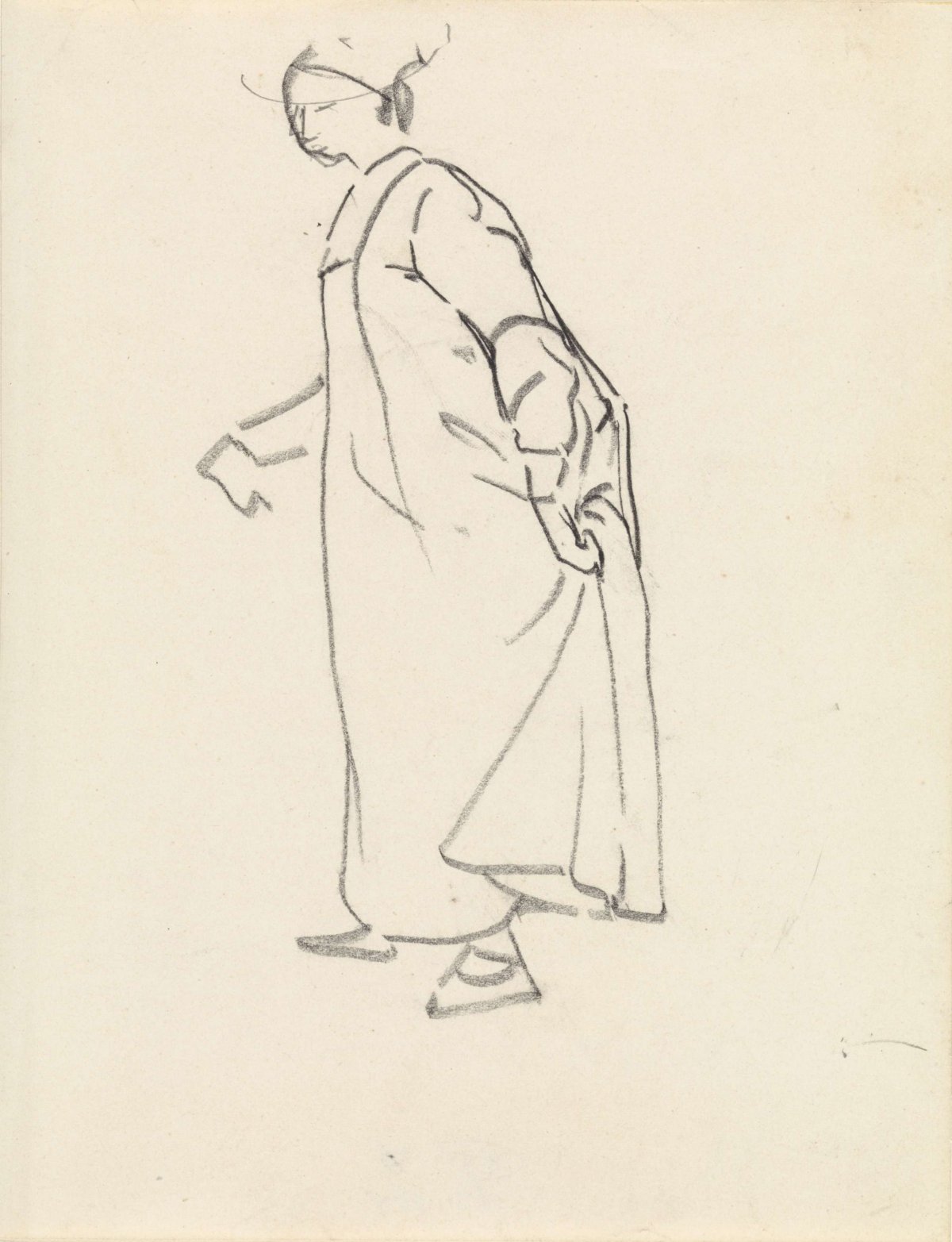 Standing woman, Gerrit Willem Dijsselhof, 1876 - 1901