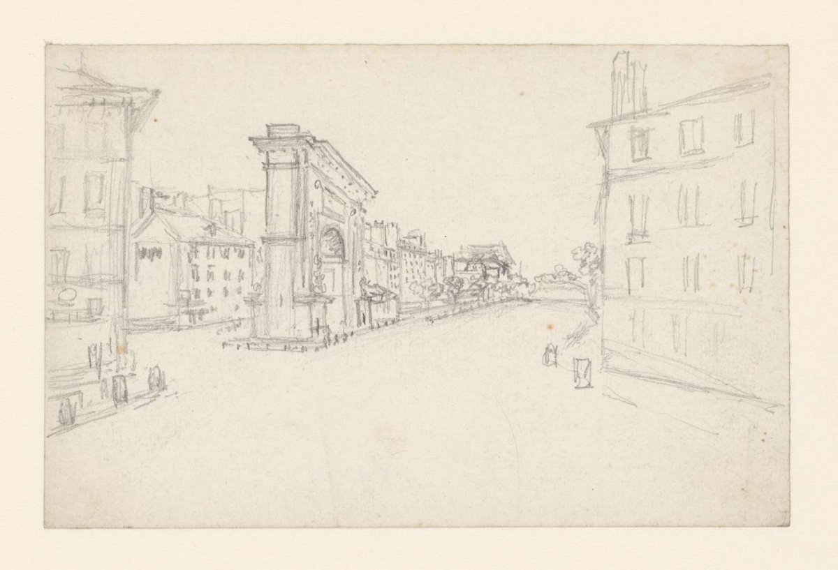 Porte S. Denis, Georges Michel, 1773 - 1843