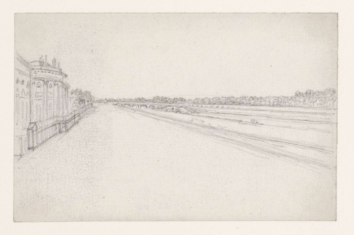 The Seine Quay at the Legion d'Honneur, Georges Michel, 1773 - 1843