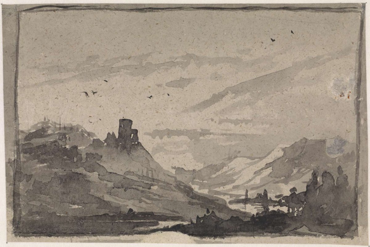 Mountain Landscape, Willem de Famars Testas, 1844 - 1896