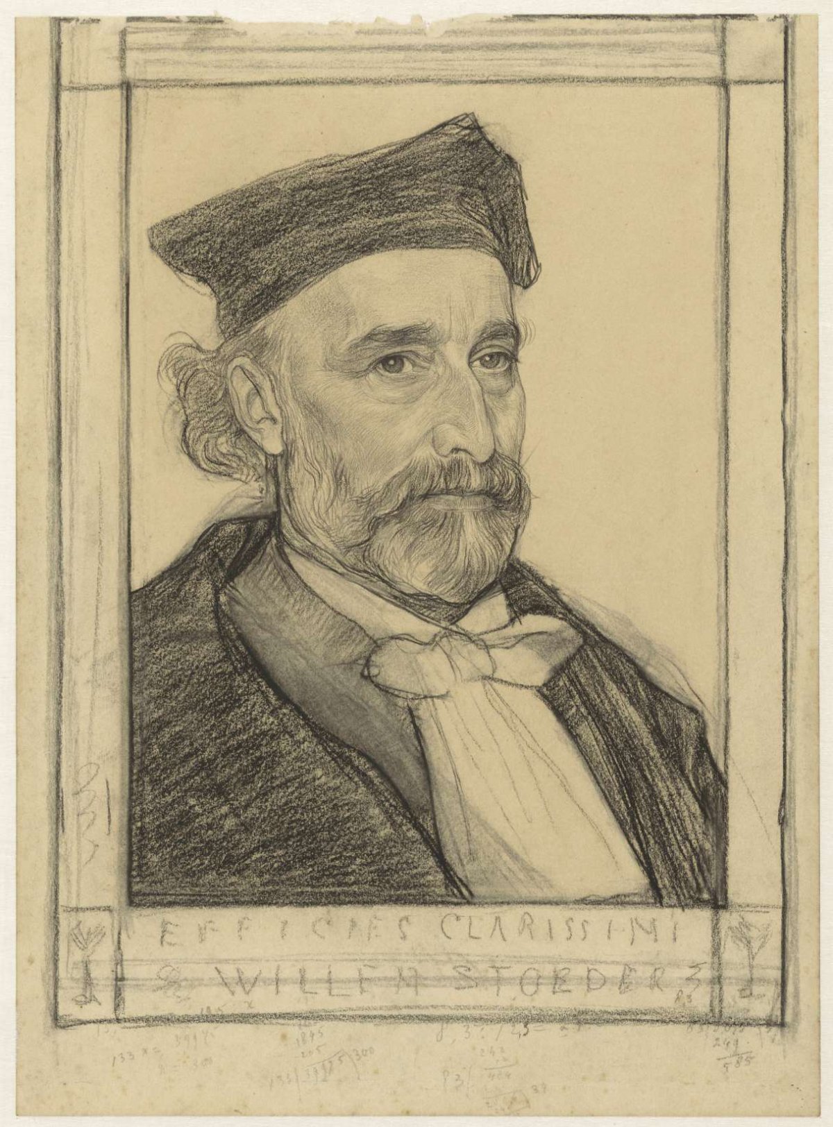 Portrait of Prof. Dr. Willem Stoeder, Jan Veth, 1874 - 1925