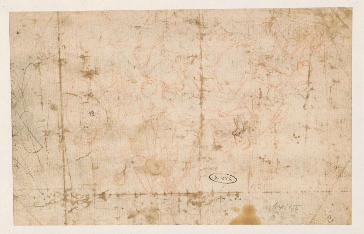 Sketches of seated figures, Sébastien Bourdon, 1626 - 1671