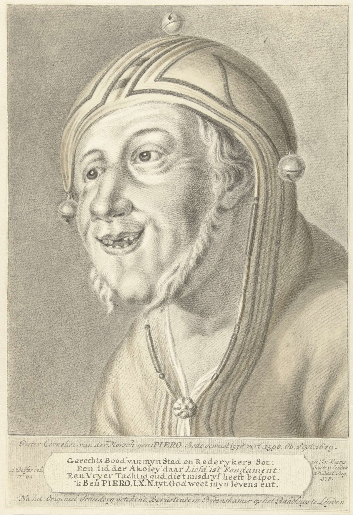 Portrait of Pieter Cornelisz. van der Morsch, Abraham Delfos, 1794