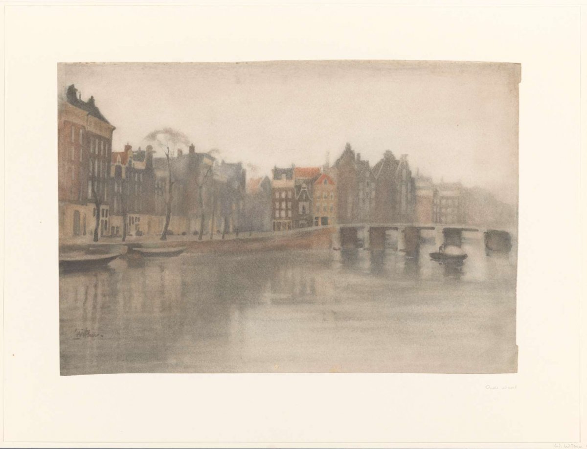 The Oude Waal at Amsterdam, Willem Witsen, 1870 - 1923