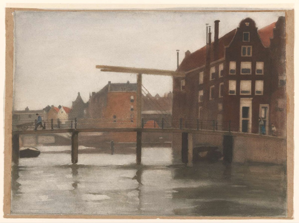 View of Uilenburg in Amsterdam, Willem Witsen, 1911