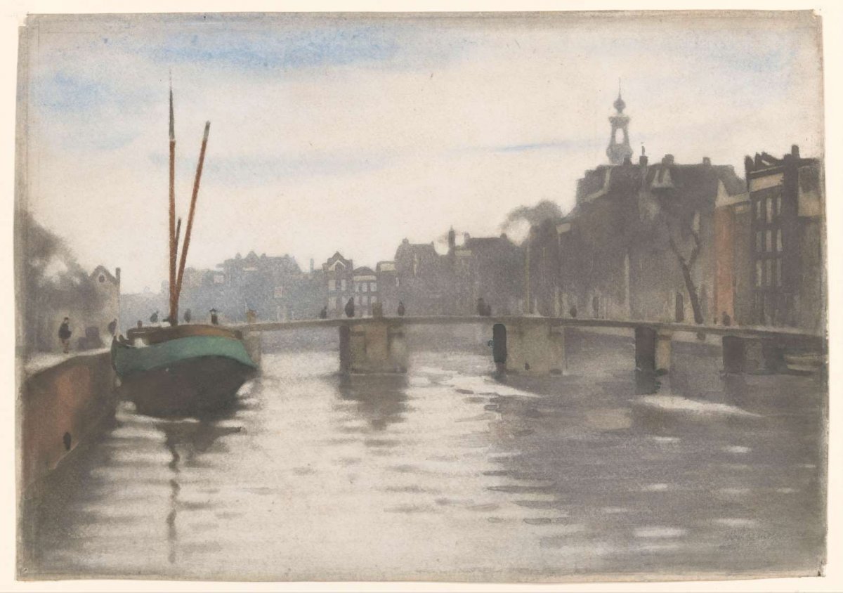 Oude Schans te Amsterdam, Willem Witsen, 1870 - 1923