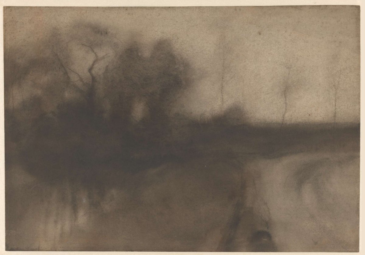 Schemerlandschap, Willem Witsen, 1870 - 1923