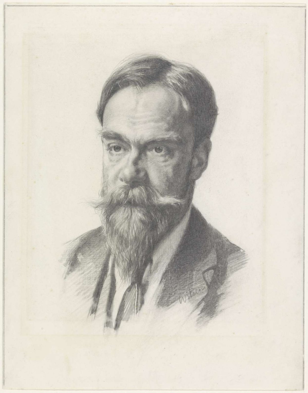 Portrait of Frans Coenen, Willem Witsen, 1870 - 1923