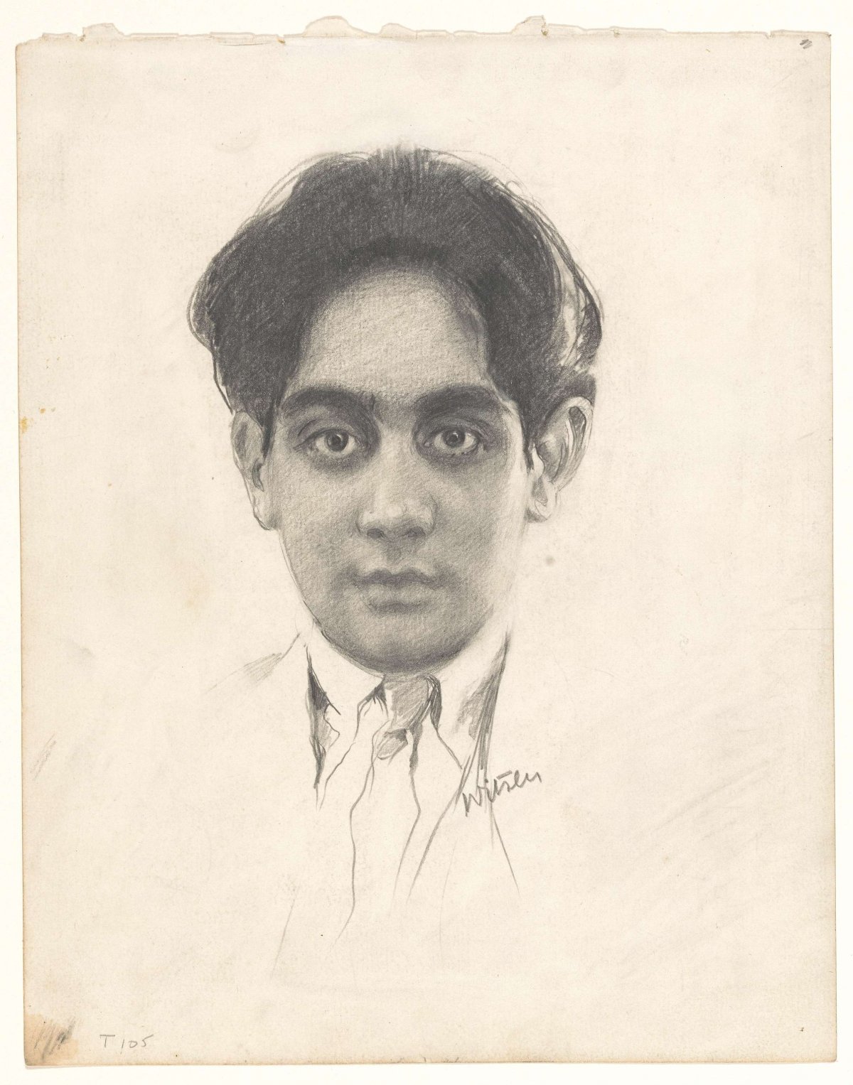 Portret van Karamjit Singh Sahib Bahadur, prins van Kapurthala, Willem Witsen, 1915 - 1916