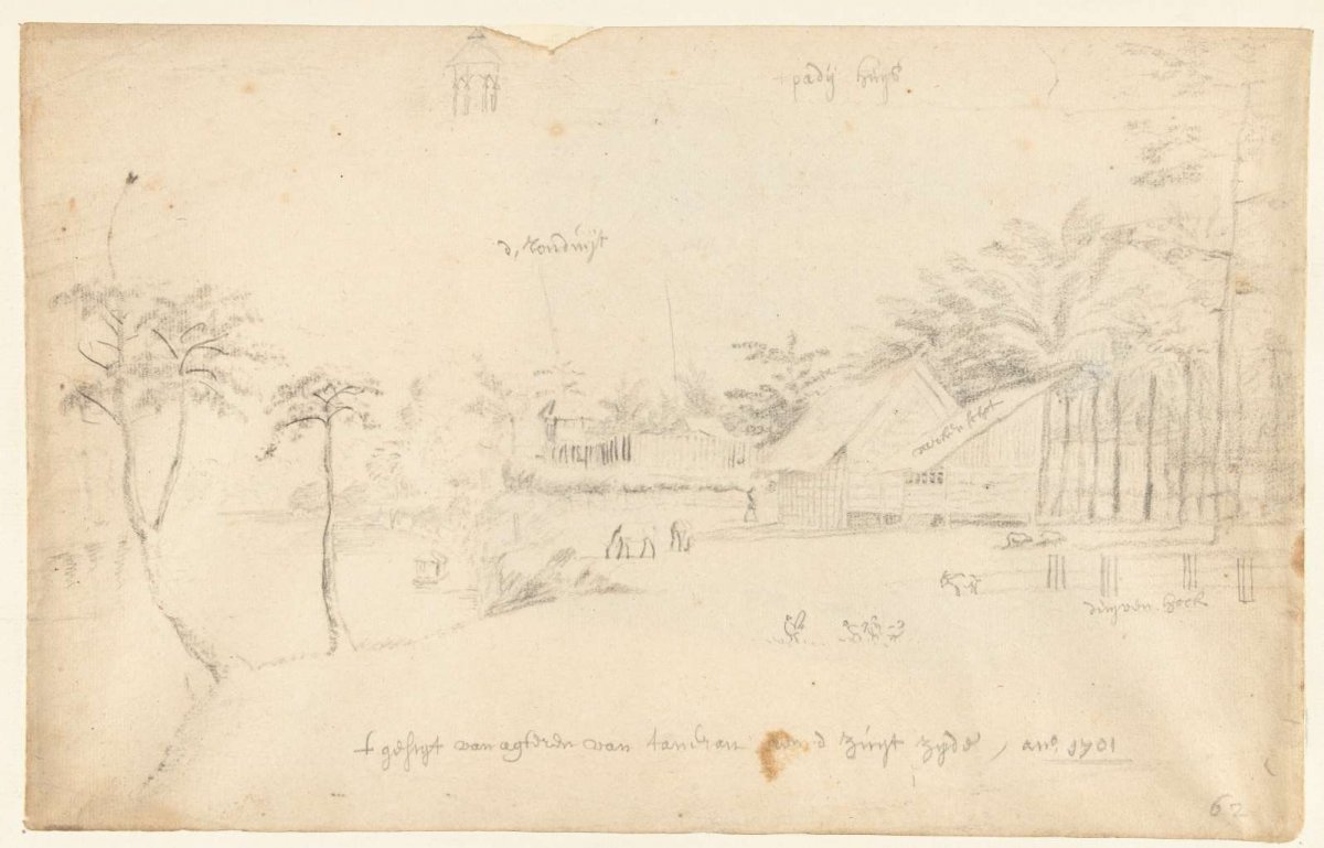 Taneran on the south side, anonymous, 1701