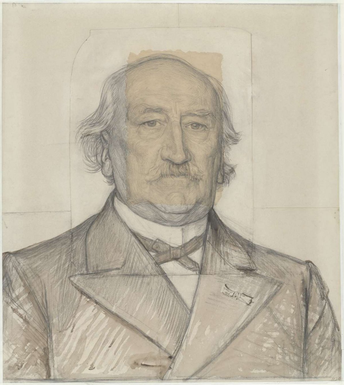Portrait of Prof. Dr. H.A. Kooyker, Jan Veth, 1874 - 1925