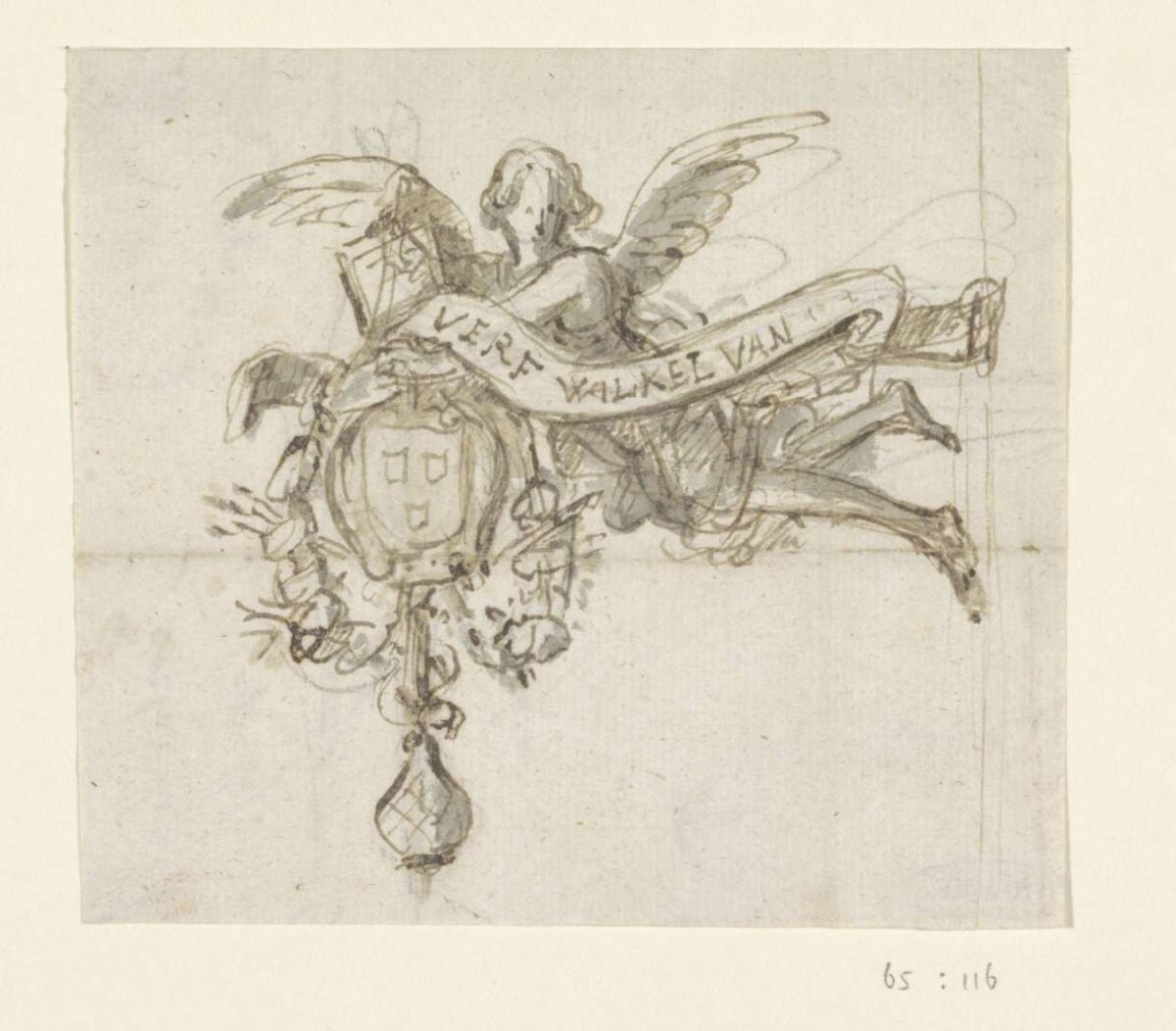 Uithangbord verfwinkel, anonymous, 1600 - 1800