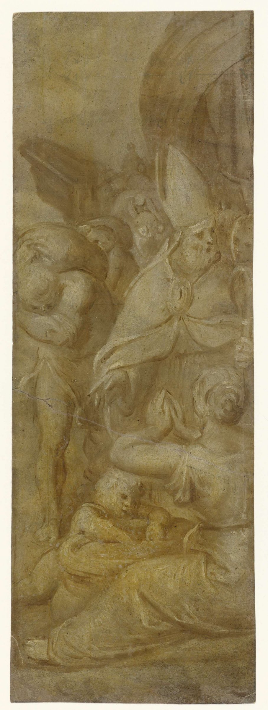 Saint Nicholas saves city of Myra from famine, Otto van Veen, 1600 - 1610