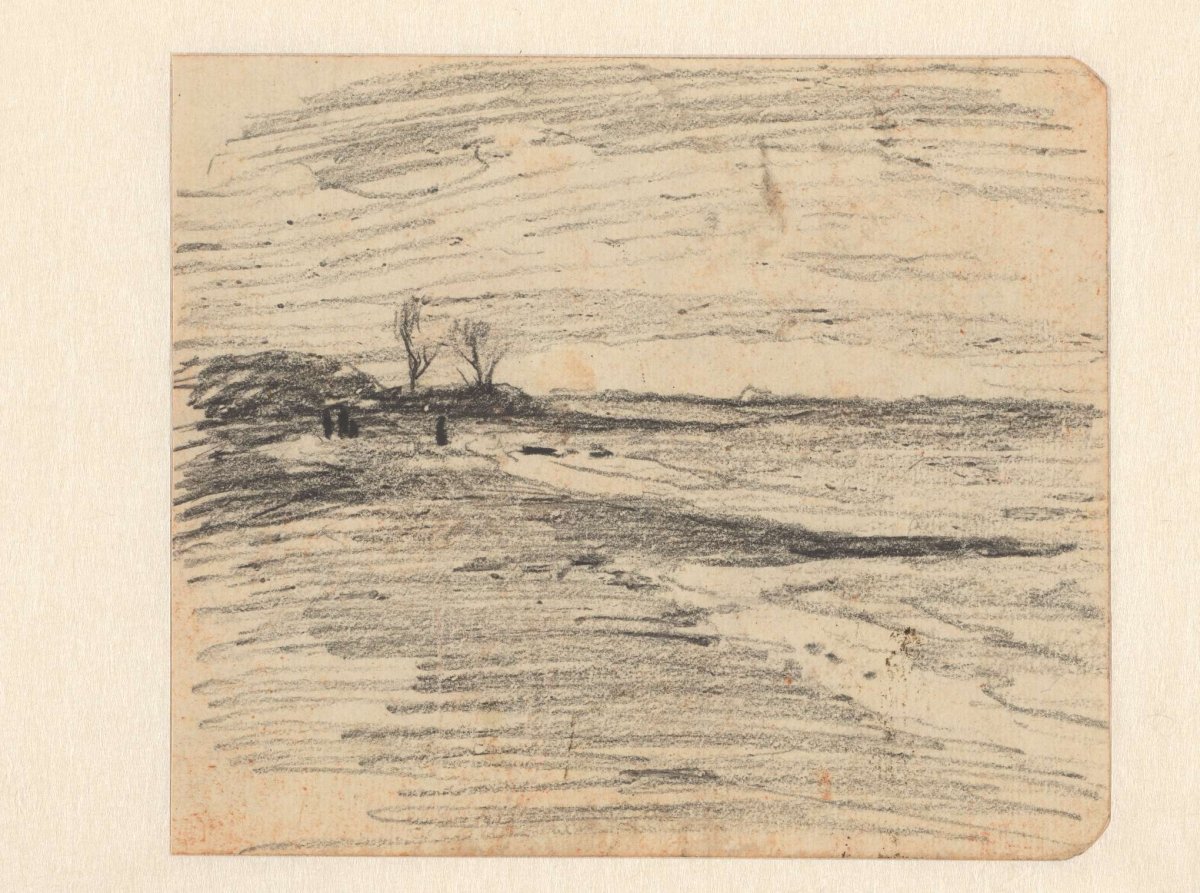 Open landscape, Willem Witsen, 1870 - 1923