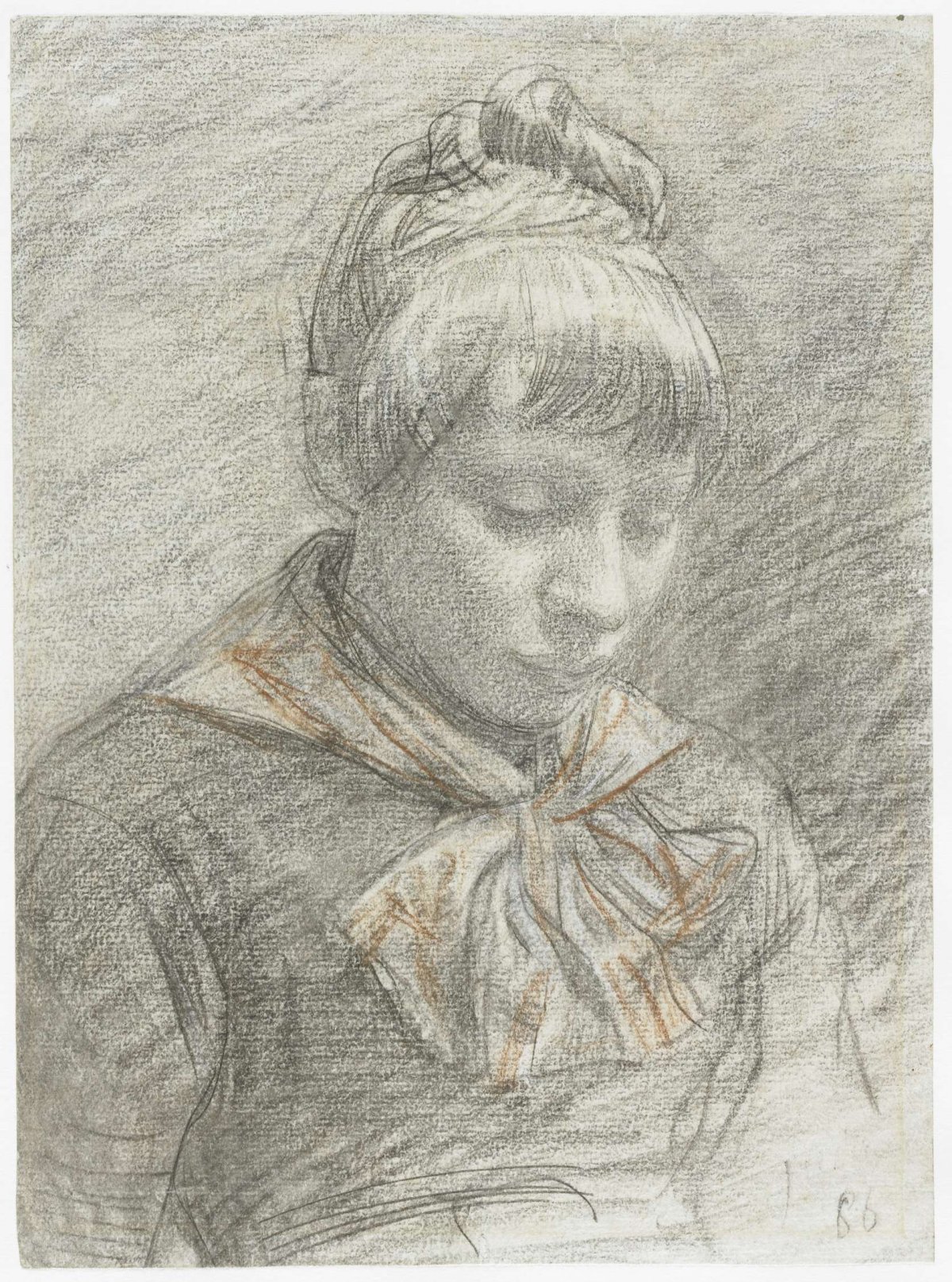 Portrait of Wally Moes, Jan Veth, 1886