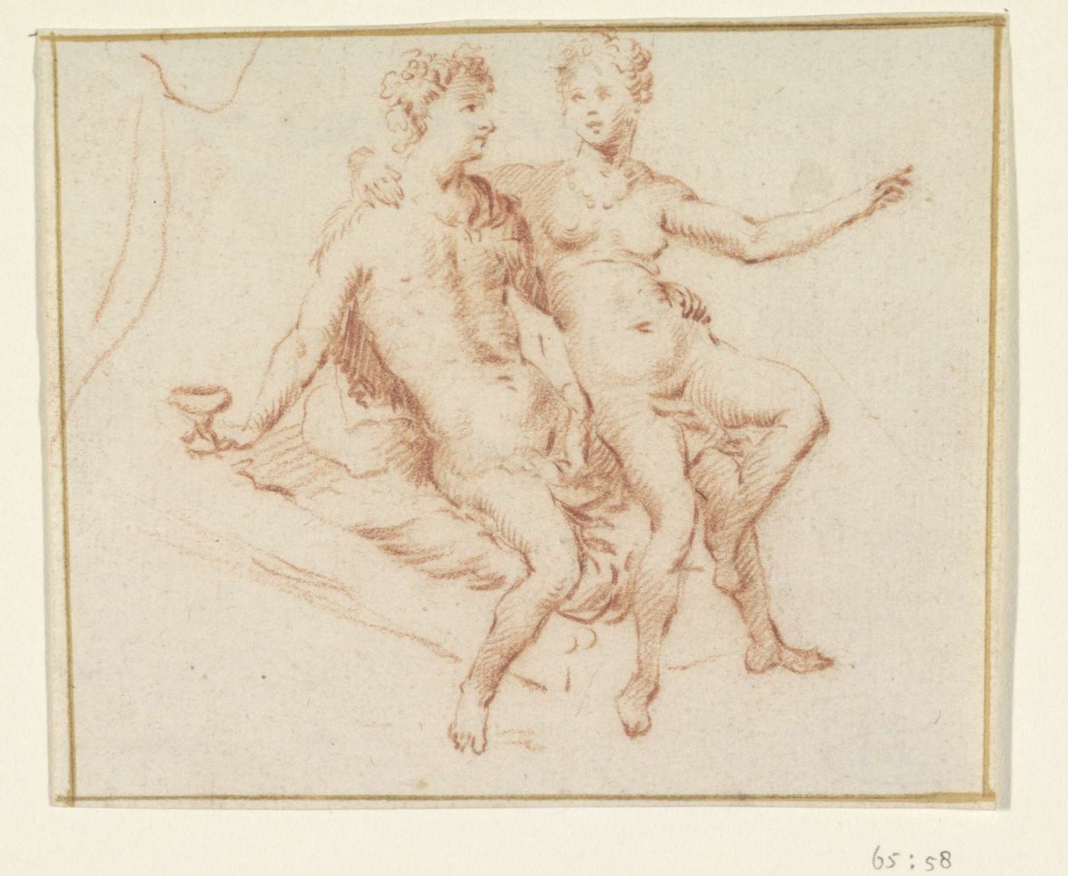 Liefdespaar, anonymous, 1600 - 1800