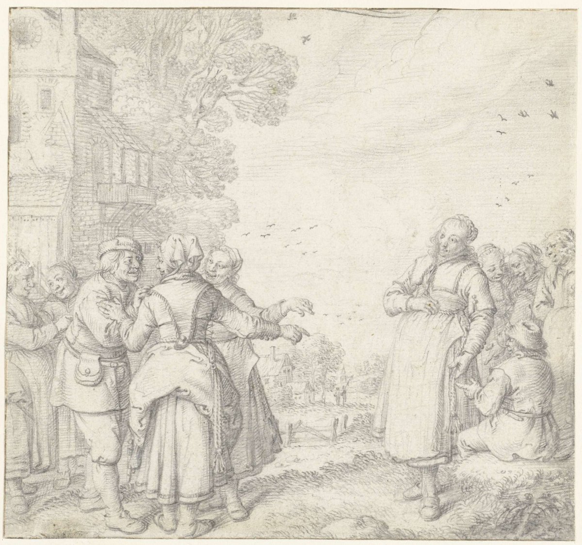 The marriage proposal, Jan Miense Molenaer, 1620 - 1668