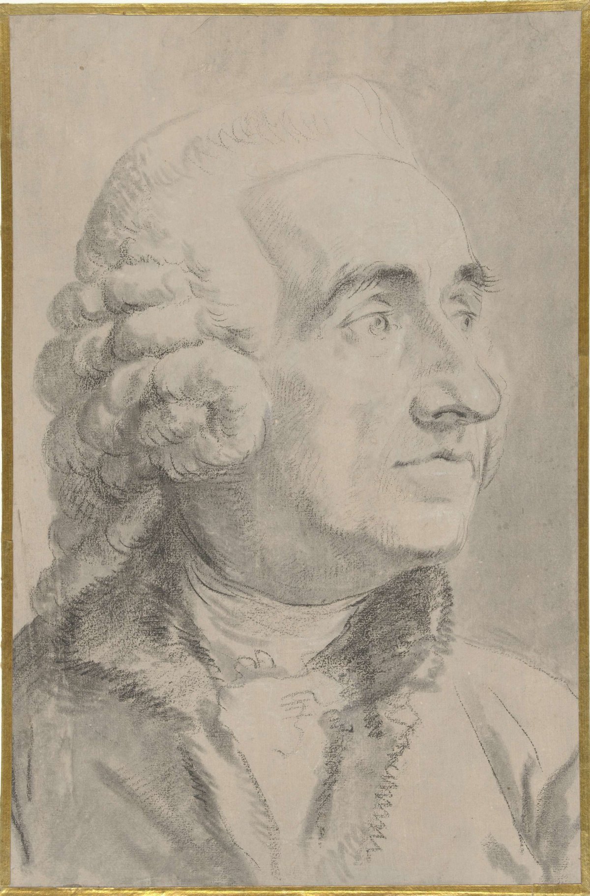 Portrait of A.C.G. Lemonnier(?), anonymous, 1700 - 1800