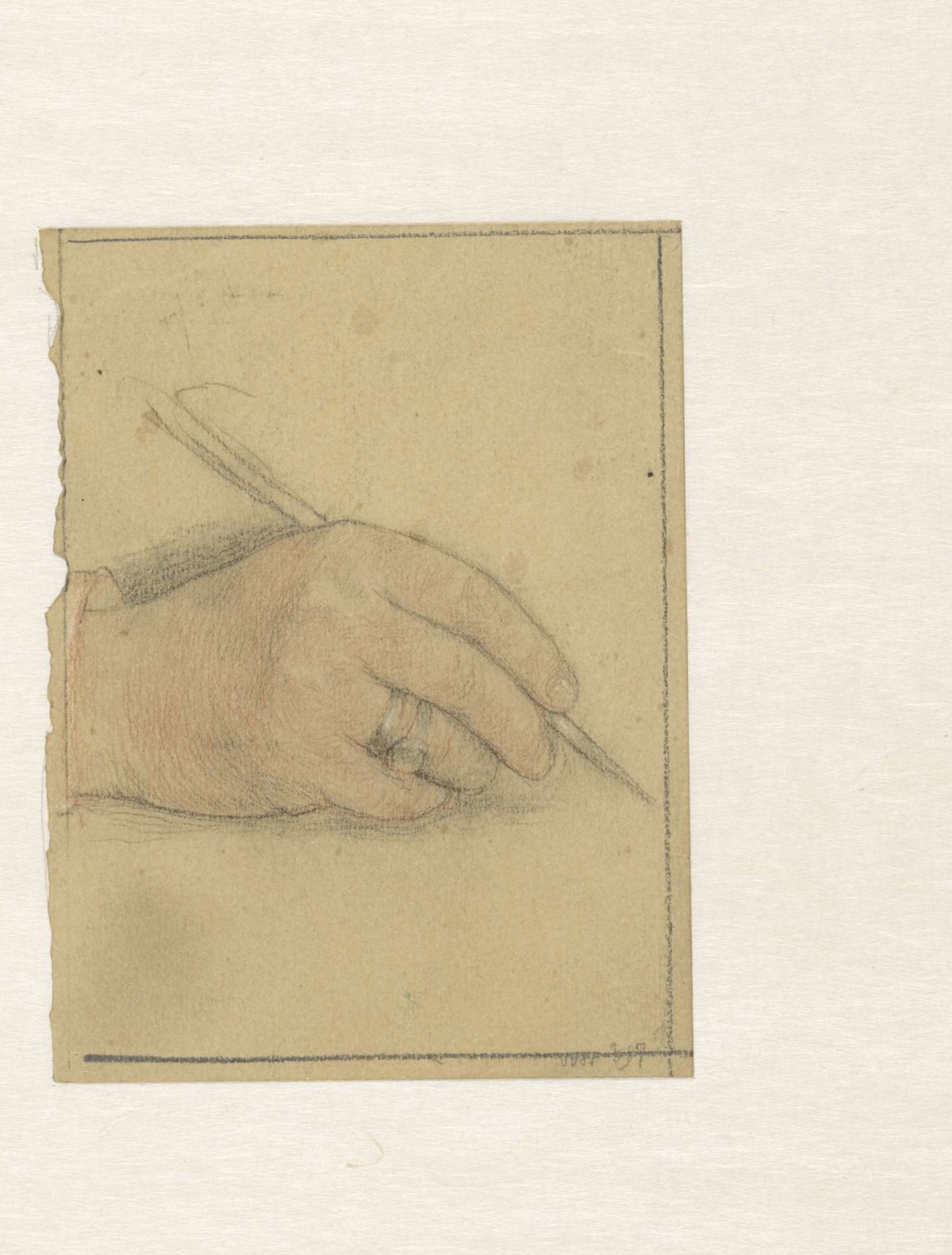 Study by the hand of Geheimrat M. Kempner, Jan Veth, 1874 - 1925