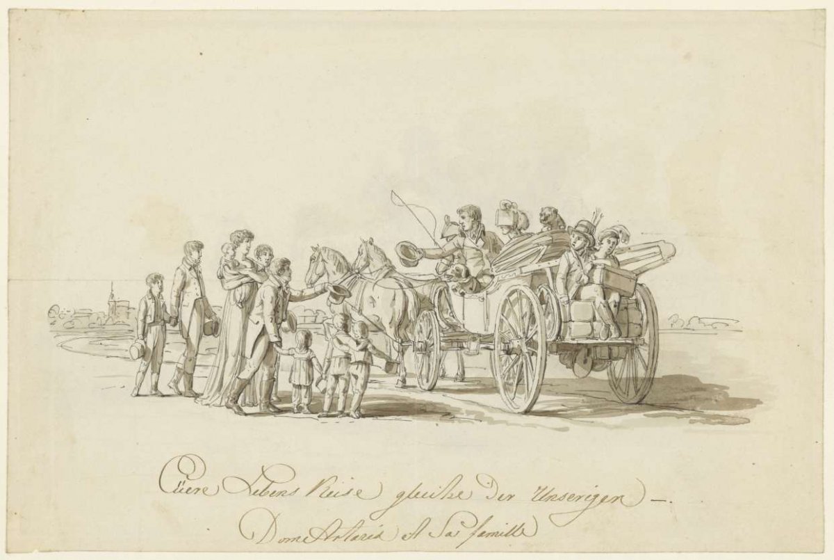 Marriage wish of Domenico Artaria and his family, Domenico Artaria, 1785 - 1842