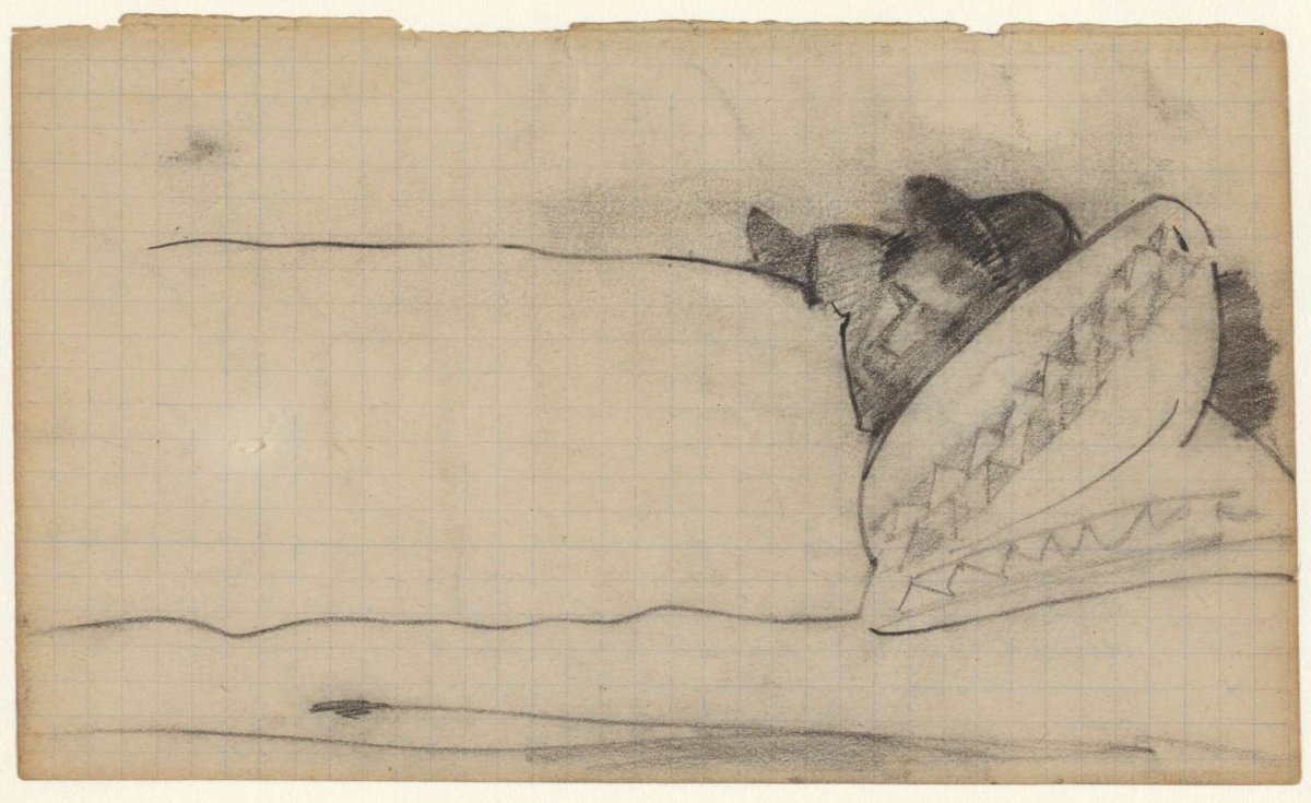 Persoon in bed, Theo Nieuwenhuis, 1876 - 1951