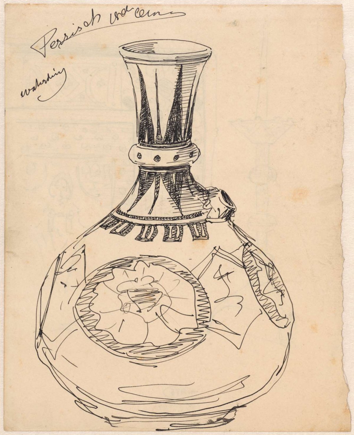 Perzische vaas of schenkkan, Theo Nieuwenhuis, 1876 - 1951