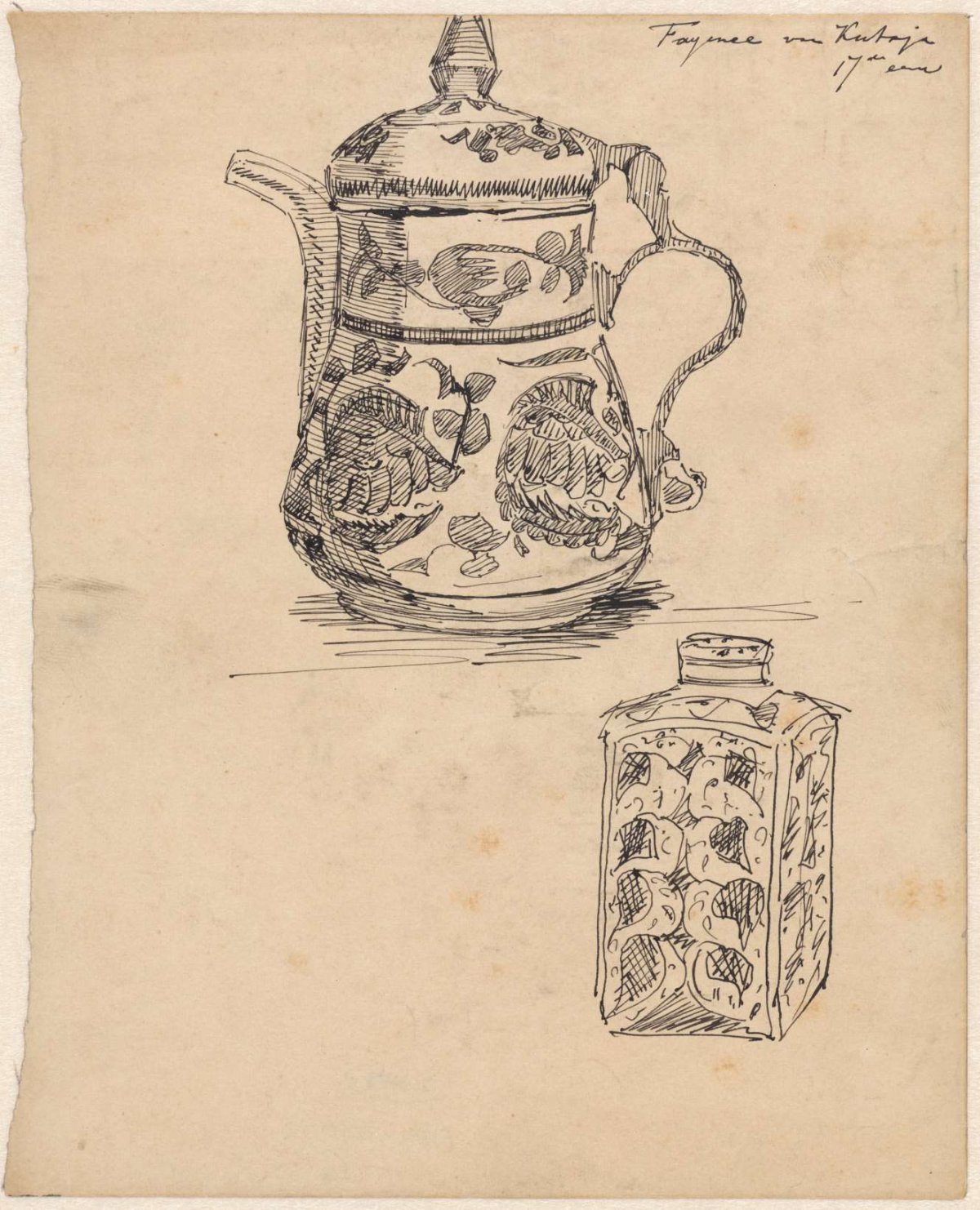 Zeventiende-eeuwse faience uit Küthaya, Theo Nieuwenhuis, 1876 - 1951